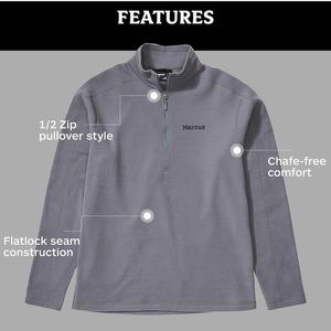 Womans Marmot Rocklin Half Zip Fleece